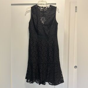 Nanette Lepore Black Lace Cocktail Dress